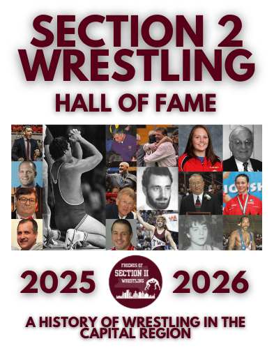 Cover of Section 2 Wrestling Hall of Fame, 2025–2026: A History of Wrestling in the Capital Region